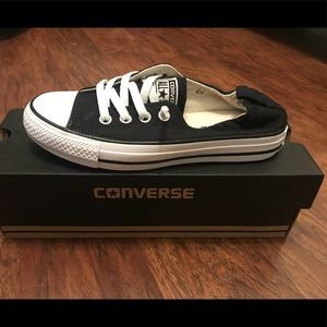 Converse Black Shoreline Slip On
